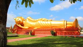 Begin your visa-prepared day with Laos’s tranquil ambiance